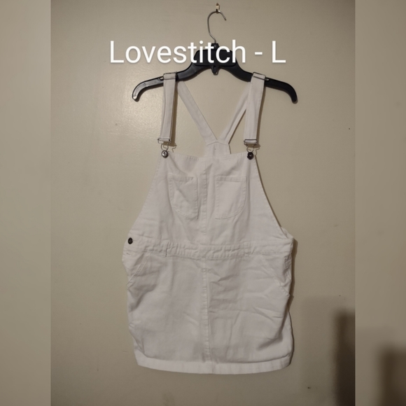 White skirt overalls - Picture 1 of 1